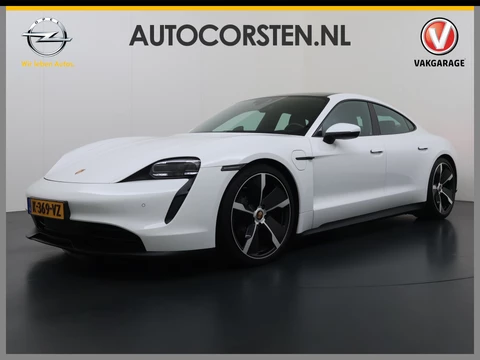 Porsche Taycan Panoramadak Sport chrono pakket Adaptieve luchtvering Bose®-Audio Apple Carplay Android Auto Navi Ecc Camera Pdc Comfortstoelen Stoelverwarming Elek.Achterklep Lmv Led Elek.Stoelen DAB Lane Change Assist ParkAssistent SOH 90% 1e Eigenaar Origineel Nederlandse Auto