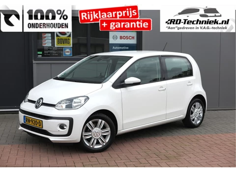 Volkswagen up! 1.0 BMT high up! (Facelift) , Cruise control , Parkeersensor, Navi via APP, Lichtmetalen velgen, Telefoon integratie , Nieuwe APK , etc. Onderhoudshistorie vanaf 30.000 km hier volledig bekend en recent.