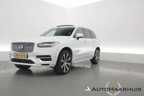 Volvo XC90 2.0 T8 AWD Plus Bright | 7 persoons | | RIJKLAAR!! | Pano | Long Range | Memory | 360cam | SOH 100% | Stoel- Stuurverw. | Harman Kardon | Keyless | Leder