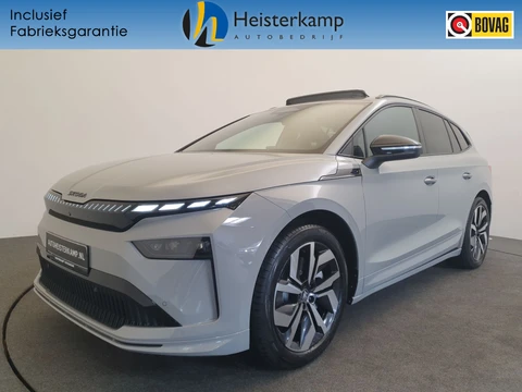Škoda Enyaq iV 85 Sportline 82 kWh 286pk 2.000kg trekgewicht, Panoramadak, Wegklapbare trekhaak