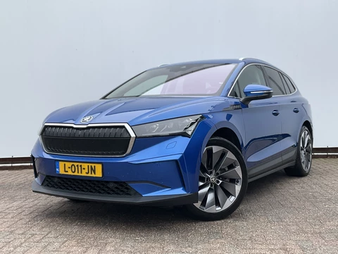 Škoda Enyaq iV 80 SOH 92.5% First Edition Leer Stoel/StuurVerw+Elektr Carplay Adapt.Cruise Sportline