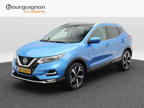 Nissan Qashqai 1.2 Tekna + 115 Pk | Stoelverwarming | 360 Camera | Cruise Control | Panorama dak | Trekhaak | Half Leer | 19 Inch | 134.109 Km !!