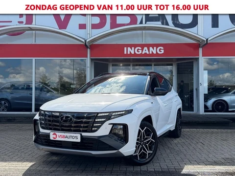 Hyundai Tucson 1.6 T-GDI N-LINE PHEV 4WD 265PK AUT. TREKHAAK HALF-LEER NAVI CAMERA CARPLAY AIRCO LMV PDC
