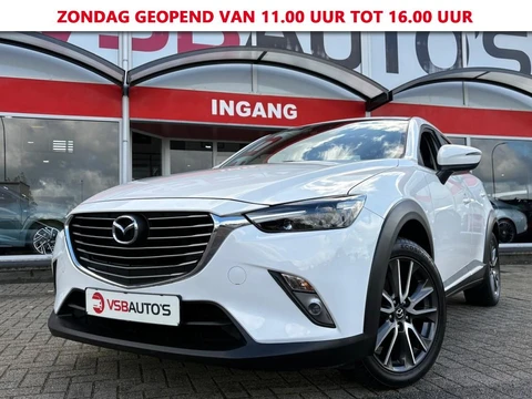 Mazda CX-3 2.0 SKY-ACTIV-G 120PK HALF-LEER LED NAVIGATIE CAMERA AIRCO LMV PDC