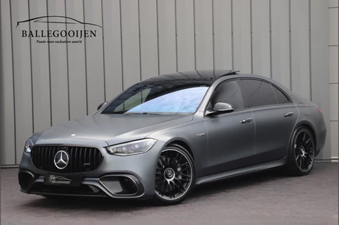 Mercedes-Benz S-Klasse AMG 63 S E Performance | 802PK | Manufaktur | Achterasbesturing | Businessclass | Burmester High-end | Carbon int+ext | Entertainment | Massage | 2024.