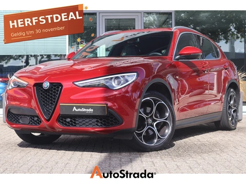 ALFA ROMEO Stelvio 2.0 280pk AT AWD B-Tech | Stoelverwarming | Camera | Navigatie | ACC | Dodehoek | Keyless | Trekhaak | Leder |