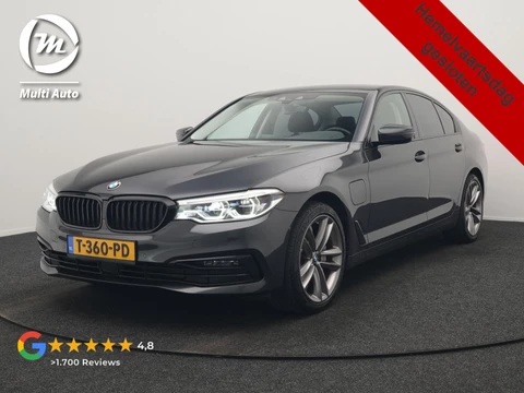BMW 5 Serie 530e iPerformance Sportline PHEV 252pk | Adaptive Cruise | Camera | Sportstoelen Verwarmd | 19"L.M | Adaptive LED | Sfeerverlichting | Apple Carplay |