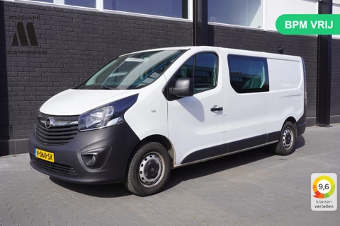 Opel Vivaro 1.6 CDTI L2 Dubbele Cabine EURO 6 - Airco - Cruise - PDC - €11.950,- Excl.