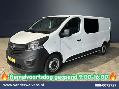 Opel Vivaro 1.6 CDTI 122pk L2H1 *Rijklaar Direct Rijden* Dubbele Cabine Euro6 Airco | Camera | Trekhaak | LED | 5-Zits Cruisecontrol, Bluetooh-telefonie