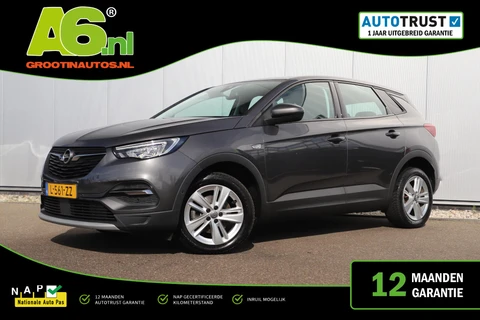 Opel Grandland X 1.2 Turbo Elegance 131PK Automaat LMV Sportstoelen Stoelverwarming Navigatie Achteruitrijcamera Climate Cruise Control