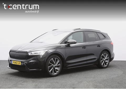 Škoda Enyaq iV 60 KWH 180 PK Sportline, SOH 92 %, Panoramadak, Trekhaak