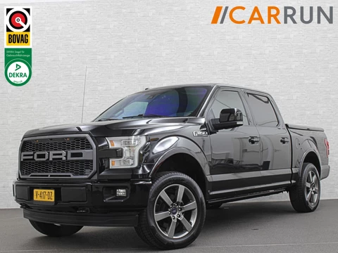 Ford F-150 USA 5.0 V8 SuperCrew Lariat | Origineel NL | 360 Camera | Panorama | Leder | Trekhaak | Sony Sound | Prins Gasinstallatie | Stoelventilatie | Stoelverwarming V+A | Dodehoek | Memory | Cruise Control |