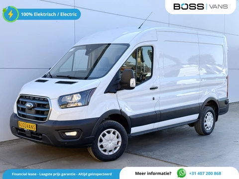 Ford E-Transit 68kWh 184PK L2H2 317km WLTP 94,9% (SOH) BEV Snelladen Cruise control Climate control Carplay Navigatie Laadkabel Parkeersensoren