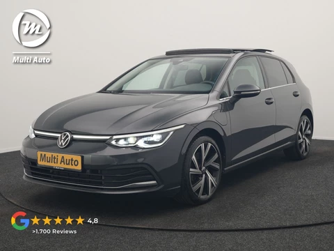 Volkswagen Golf 1.4 eHybrid Style PHEV 204pk Dealer O.H. | Trekhaak Af Fabriek | Panodak | Adaptive Cruise | Camera | IQ Light | Alcantara Sportstoelen Memory & Massage | Sfeerverlichting | Apple Carplay | Stoelen & Stuur Verwarmd | Blis | Keyless  | Plug In Hybrid |