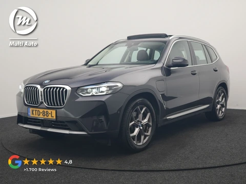BMW X3 xDrive30e PHEV FACELIFT 293pk Dealer O.H | Panodak | 360 Camera | Adaptive Cruise | Head Up | Lederen Sportstoelen Verwarmd | Keyless | BLIS | Apple Carplay | Navigatie | Virtual | DAB | 19"L.M | Plug In Hybrid |