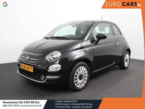 Fiat 500 1.0 Hybrid Dolcevita Panoramadak Navigatie Apple Carplay Android Auto Cruise control Climate Control Lichtmetalen Velgen