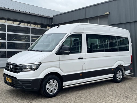 Volkswagen Crafter 2.0 TDI 140pk Personenvervoer Taxi Rolstoellift Cruise controle Airco 9-Persoons Sitebars Telefoonverbinding Lift Euro 6 Rolstoelbus Invalide vervoer Taxi