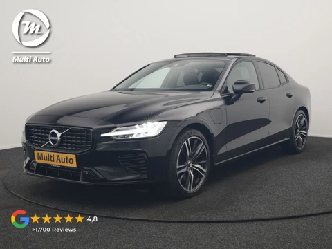 Volvo S60 T8 AWD R Design Polestar Engineerd PHEV 405pk Dealer O.H. | Panodak | Adaptive Cruise | Camera | Harman / Kardon | Lederen Sportstoelen Memory & Verwarmd | Keyless | Stuur Verwarmd | Apple Carplay | Navigatie | DAB | Plug In Hybrid |