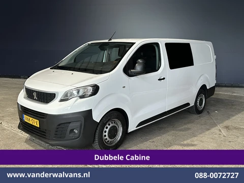 Peugeot Expert 2.0 BlueHDI 123pk L3H1 Dubbele Cabine Euro6 Airco | 5-Zits | Camera | Navigatie | Apple Carplay Android Auto, Cruisecontrol, 2500kg Trekhaak, Parkeersensoren