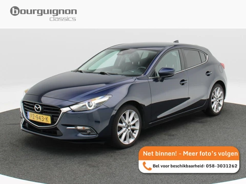 Mazda 3 2.0 SkyActiv-G 120 SkyLease GT | Stoel/Stuurverwarming | Camera | Climatronic | Cruise Control | Bose Audio | Leer | 18 Inch