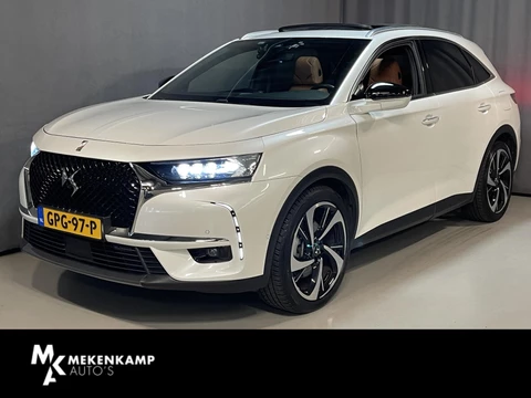 DS 7 Crossback E-Tense 4x4 Grand Chic 20"/Trekhaak/Panoramadak/Leder Opera/Night VISION/Stoelverwarming/Stoelventilatie/Voorruitverwarming/LED Vision/HiFi FOCAL/Adaptieve cruise