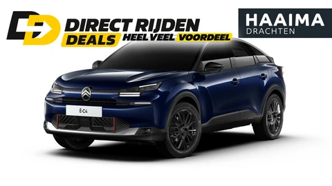 Citroen Ë-C4 Collection 156pk Extended range 54 kWh | NIEUW UIT VOORRAAD | WLTP 416 | Comfort Seats | Stoel/Stuur/Voorruitverwarming | Navigatie | Climate Control | Apple Carplay/Android Auto | Cruise Control | Full LED | DAB |