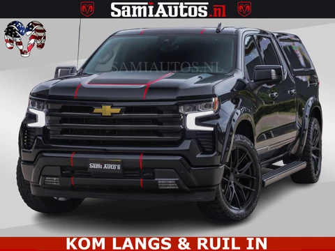 Chevrolet Silverado HULK PACK | BEAST | HUIF | BLACK OPS | BOM VOL | GARANTIE TOT 24-01-2028 | DC 5 PERSOONS | DUBBELE CABINE | HUD | COMFORT STOELEN GEKOELD EN VERWARMD | BOSE | EN NOG VEEL MEER ....| 6.2 V8 426PK |
