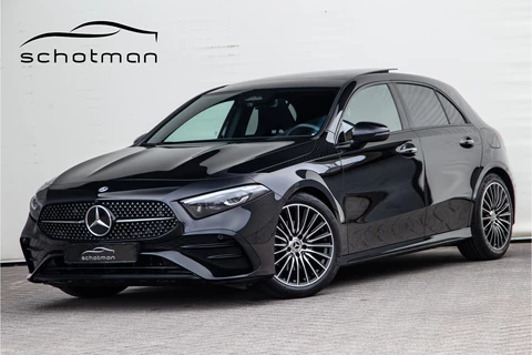 Mercedes-Benz A-Klasse 180 AMG Nightpakket, Pano, Widescreen, Sfeerverlichting 19"