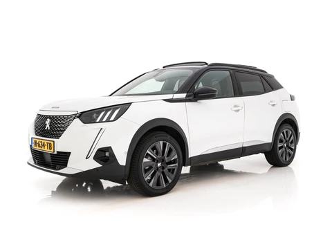 Peugeot e-2008 EV GT Pack 50 kWh [3-Fase-11kW] {SoH-88%} (INCL-BTW) * HEATPUMP | PANO |  LEATHER-ALCANTARA| DIGI-COCKPIT | FULL-LED | BLIS | KEYLESS | CAMERA | CARPLAY | DAB+ | NAVI-FULLMAP | ECC | PDC | SPORTSEATS | AMBIENTLIGHT | PRIVACY-GLASS | 
