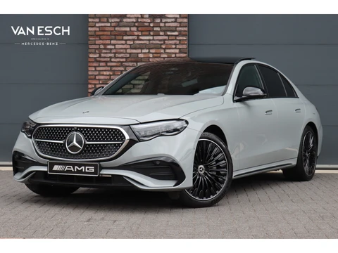 Mercedes-Benz E-Klasse 400 e 4MATIC AMG Line | Hyperscreen | Distronic | Burmester | Leder | Trekhaak | Stoelventilatie | Digital Light | Verwarmd Stuurwiel | Panoramadak | Surround Camera | Augmented Reality |