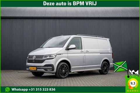 Volkswagen Transporter T6.1 Bulli 2.0 TDI L1H1 | Virtual cockpit | Automaat | 150 PK | 3-Zits | 1e Eigenaar | LED | Camera | Carplay | PDC | Zijschuifdeur R+L | Trekhaak