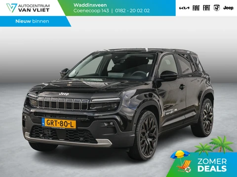 Jeep Avenger 1.2 e-Hybrid Summit | Infotainment Pack | Schuif/Kanteldak | Leder&Winter Pack | 19" Brute velgen
