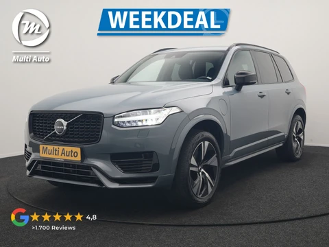 Volvo XC90 T8 Recharge AWD R-Design Long Range PHEV 456pk Dealer O.H | Adaptive Cruise | Camera | Lederen Sportstoelen Memory & Verwarmd | Apple Carplay | Keyless | BLIS | Pilot Assist | Stuurverwarming | Virtual | Navigatie | DAB | 20"L.M | Plug In Hybrid |