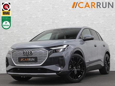 Audi Q4 e-tron 45 265pk Quattro 77 kWh | ACC | Sonos-Sound | Head-Up | 95% SOH | Sportstoelen | Keyless-Entry | Memory | Groot Navi | Virtual-Cockpit | Getint Glas | 3-Zone Clima | Zwarte Hemel | LED | Carplay | Standkachel | Achteruitrij-Camera | Stoelverwarming |