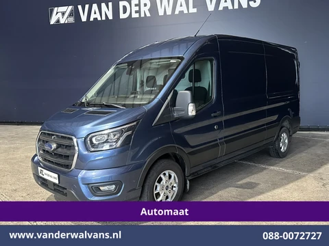 Ford Transit 2.0 TDCI 185pk Automaat L3H2 Euro6 Airco | Camera | Navigatie | Xenon | Cruisecontrol, Trekhaak, Verwarmde Voorruit, LM Velgen, Parkeersensoren, Bijrijdersbank