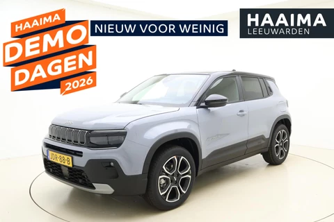 Jeep Avenger 1.2 e-Hybrid Summit | €6.300,- demo voordeel! | Automaat | Navigatie | Elektrische achterklep | Led koplampen | 18'' Licht metalen velgen | Two-tone lak |