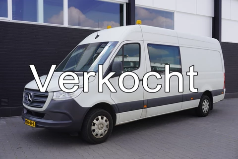 Mercedes-Benz Sprinter 316 2.2 CDI L3H2 Automaat Dubbel cabine EURO 6 - A/C Climate - Navi - Cruise - €23.950,- Excl.