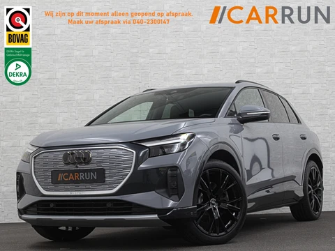 Audi Q4 e-tron 40 204PK 77 kWh | #RS-Leder | Uniek-Interieur | ACC | Sportstoelen | Getint Glas | MMI+ | Dynamic-Pakket | Stoelverwarming | Zwarte Hemelbekleding | LED | Lane Assist |