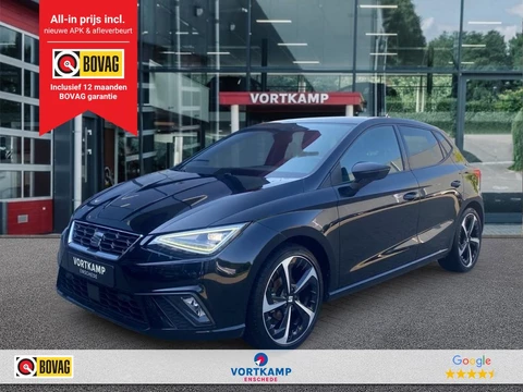 SEAT Ibiza 1.0 TSI FR TREKHAAK/ALCAN-LEDER/CAMERA/ACC/CLIMA/STOELVERW/CARPLAY