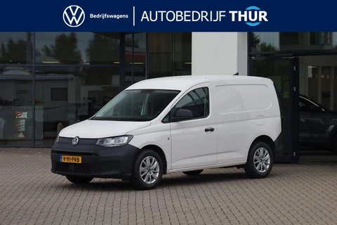 Volkswagen Caddy Cargo 2.0 TDI Comfort 16" LMV nieuw, airco, cruise control, dichte achterdeuren, parkeersensoren, multifunctioneel stuurwiel, app connect, navigatie, armleuning, dealeronderhouden, elektrisch verstelbare spiegels,