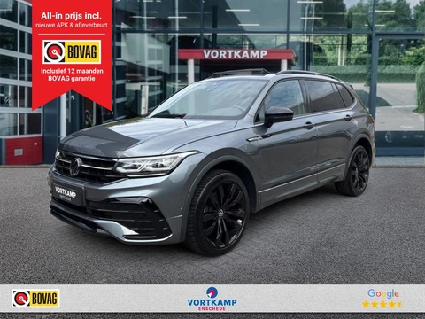 Volkswagen Tiguan 2.0 TSI 4M R-LINE 7P. LEDER/PANO-DAK/TREKHAAK/STAND-KACHEL/360CAMERA
