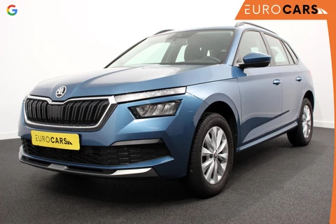 Skoda Kamiq 1.0 TSI 110 pk DSG Scoutline Dynamic Navigatie Apple Carplay/ Android Auto Camera Adaptieve cruise control Stoelverwarming Wegklapbare trekhaak LED-verlichting voor