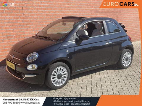 Fiat 500C 1.0 Hybrid 69pk Dolcevita Navigatie Apple Carplay/Android Auto Parkeersensor achter Cruise Control Climatronic