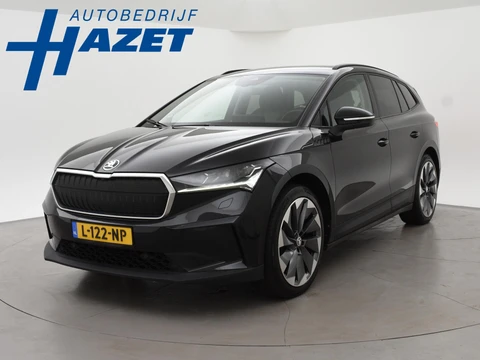 Skoda Enyaq iV 60 FIRST EDITION + CHRYSTAL LIGHTNING | 21 INCH | ADAPTIVE CRUISE | MEMORY | SFEERVERLICHTING