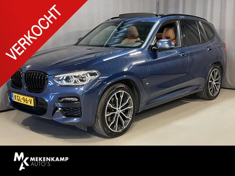 BMW X3 xDrive30e High Executive M Sport 20''/M-zetels/Panoramadak/Trekhaak/Leder + memory/Keyless/Stoelverwarming/HiFi/Camera