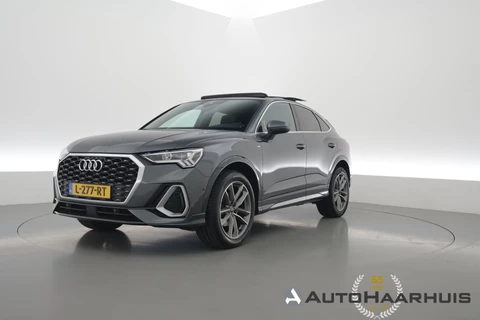 Audi Q3 Sportback 35 TFSI Pro Line S | Rijklaar! | S/K-Dak | Elek. Trekhaak | Dig. Cockpit | Dodehoek | Elek. Stoel | B&O-Audio | Adapt. Cruise | Stoelverw. | NAV+App.Connect | Elek.Klep | LED | 19'' V