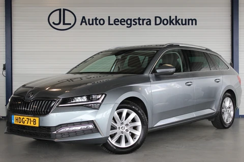 Škoda Superb Combi 1.4 TSI iV Business Edition Plus Trekhaak | 360° Camera | Pano | Adapt. Cruise | LED Matrix | Memorystoel | Virtual Cockpit | Stoelverw. V+A | 17" LMV | PDC V+A