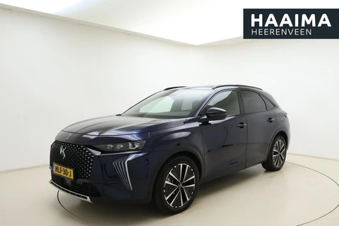 DS 7 1.6 PHEV 300pk 4x4 Automaat Etoile | Navigatie | Panoramadak | Lederen bekleding | Nightvision | Elektrische achterklep | Full LED koplampen | Adapt. Cruise control | 19" Lichtmetalen velgen