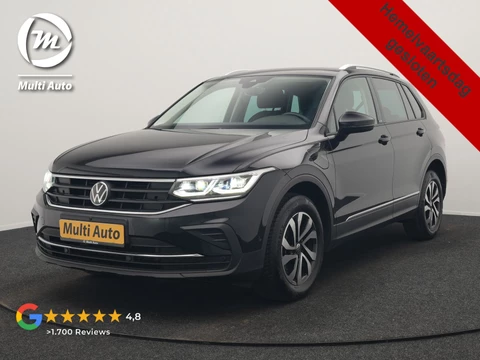 Volkswagen Tiguan 1.4 TSI eHybrid Active PHEV 245pk Dealer O.H. | Trekhaak Af Fabriek | Adaptive Cruise | 360 Camera | Sportstoelen & Stuur Verwarmd | IQ Light | Keyless | Sfeerverlichting | Apple Carplay | Blis | Navigatie | DAB | Plug In Hybrid |
