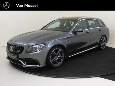 Mercedes-Benz C-klasse Estate AMG 63 S Premium Plus Pack / Memory-Stoelen / Burmester / Panaroma-dak / AMG-Driverspakket / Trekhaak / AMG-Sportstoelen / Multibeam-Led / Stoelverwarming / 360Graden-Camera / Smartphone-Intergratie /